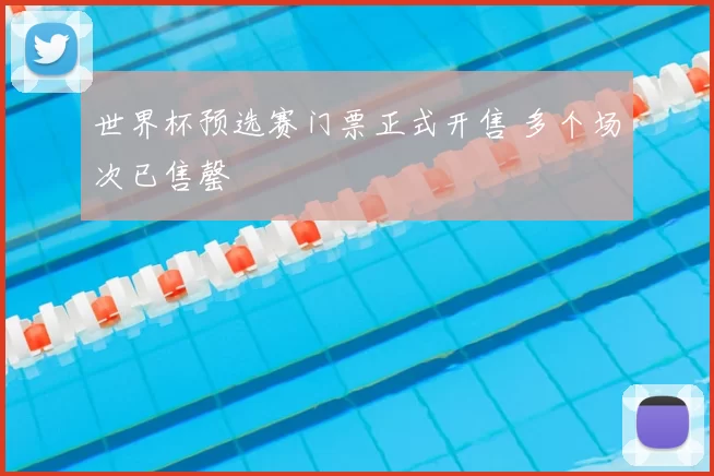 世界杯预选赛门票正式开售 多个场次已售罄
