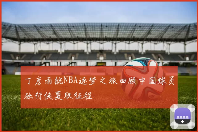 丁彦雨航NBA逐梦之旅回顾中国球员独行侠夏联征程